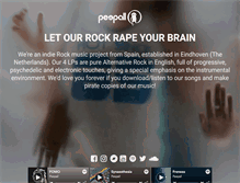 Tablet Screenshot of peepallmusic.com